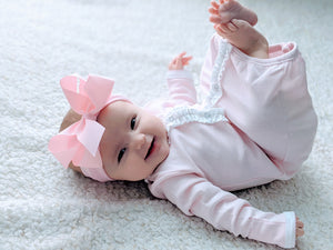 Pink Checkered Convertible Gown