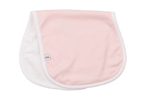 Over the Shoulder Pink Burp Cloth